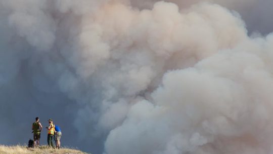 The Alum fire in Yellowstone National Park