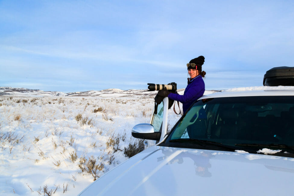 Winter photography in Grand Teton National Park